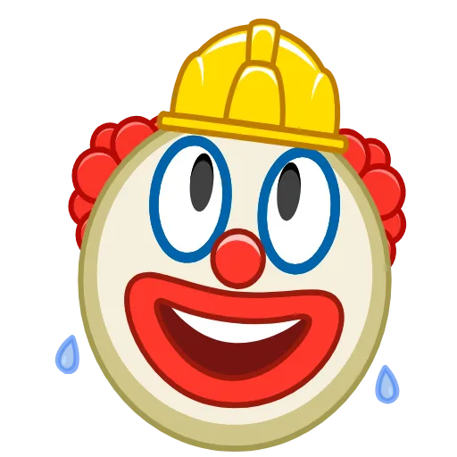 😂 Эмодзи «Clowns» для Telegram