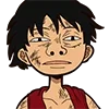 😐 Эмодзи «‍ One Piece ‍» для Telegram