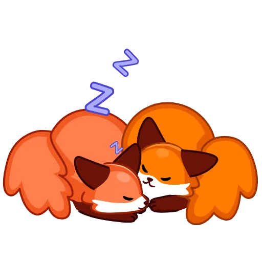 😴 Эмодзи «Red Fox» для Telegram