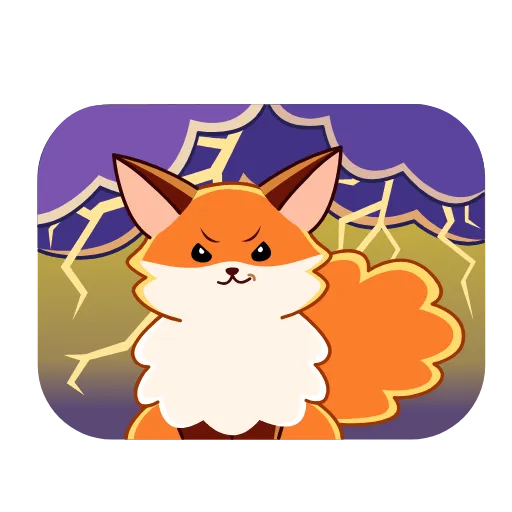😈 Эмодзи «Red Fox» для Telegram