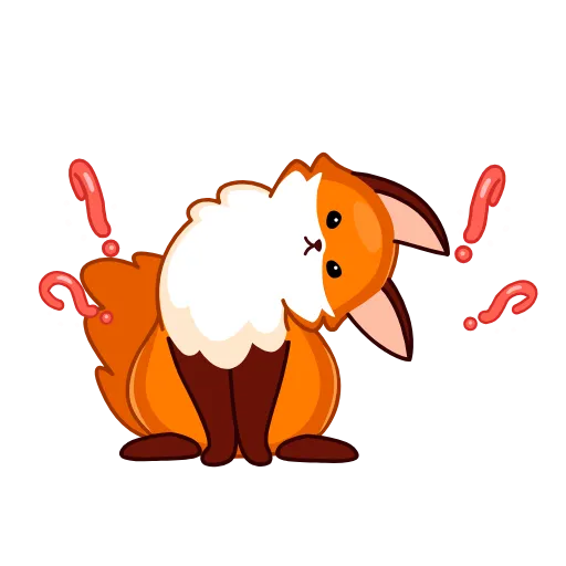 Эмодзи Red Fox для Telegram — скачать