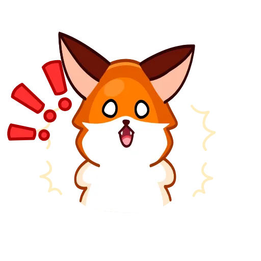 😳 Эмодзи «Red Fox» для Telegram