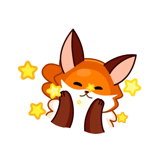 👏 Эмодзи «Red Fox» для Telegram