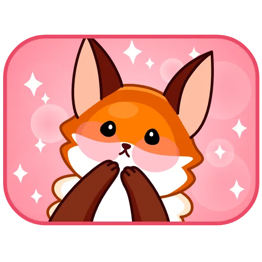 🤩 Эмодзи «Red Fox» для Telegram