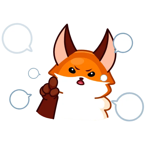 😠 Эмодзи «Red Fox» для Telegram