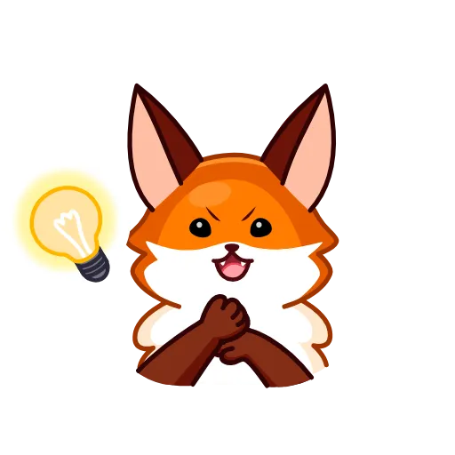 🤔 Эмодзи «Red Fox» для Telegram
