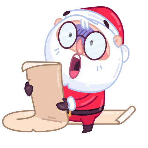😳 Эмодзи «Santa» для Telegram
