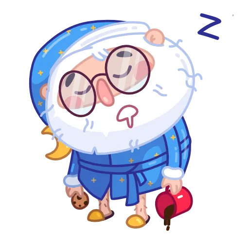 😴 Эмодзи «Santa» для Telegram