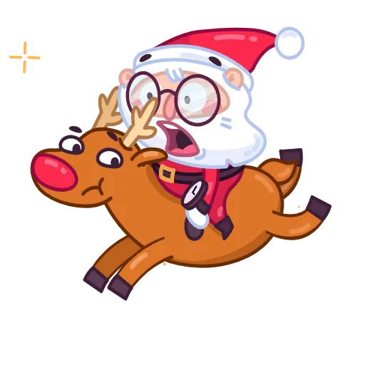 🏃‍♂️ Эмодзи «Santa» для Telegram