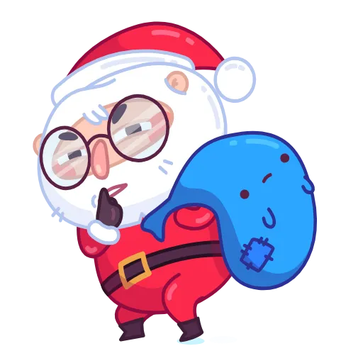 🤫 Эмодзи «Santa» для Telegram
