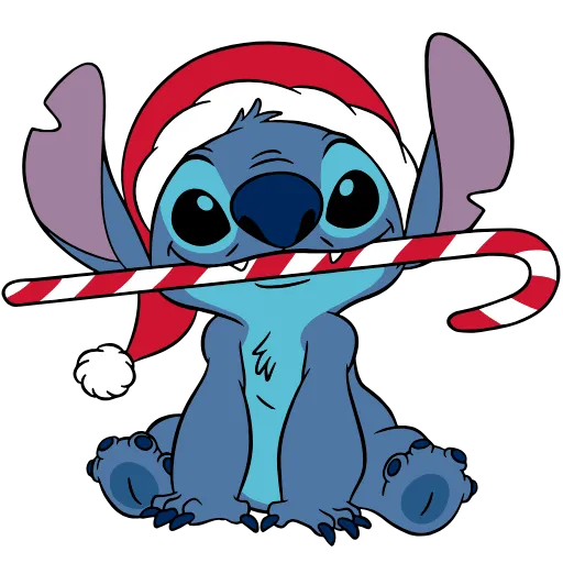 🍭 Эмодзи «Stitch Xmas» для Telegram