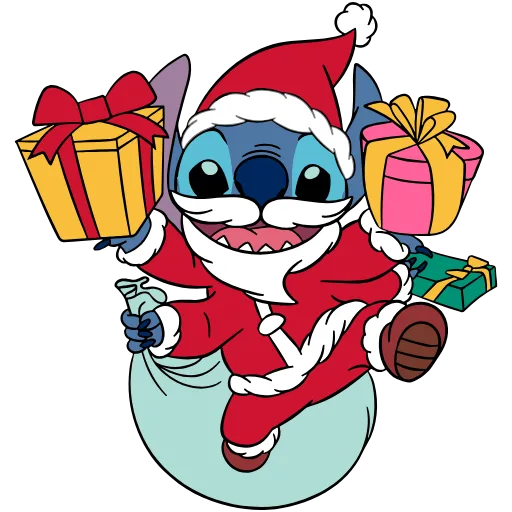 🎁 Эмодзи «Stitch Xmas» для Telegram