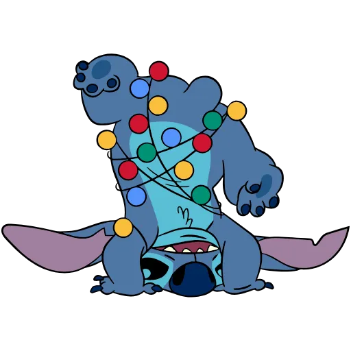 🎄 Эмодзи «Stitch Xmas» для Telegram