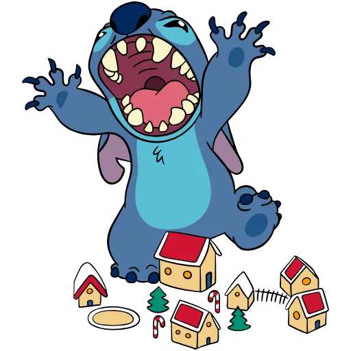 😈 Эмодзи «Stitch Xmas» для Telegram