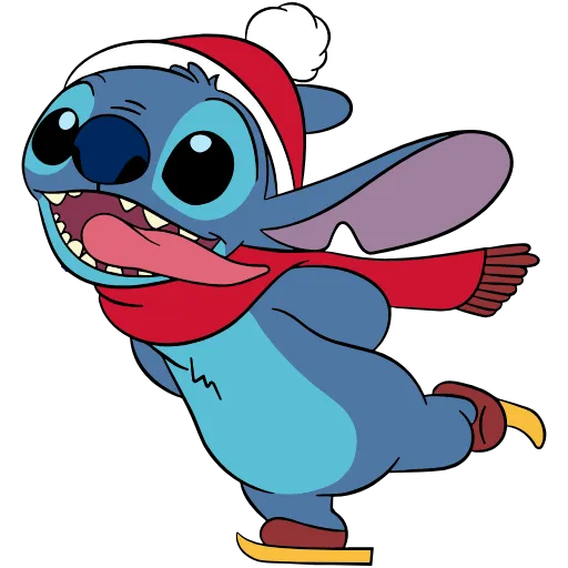 ⛸ Эмодзи «Stitch Xmas» для Telegram