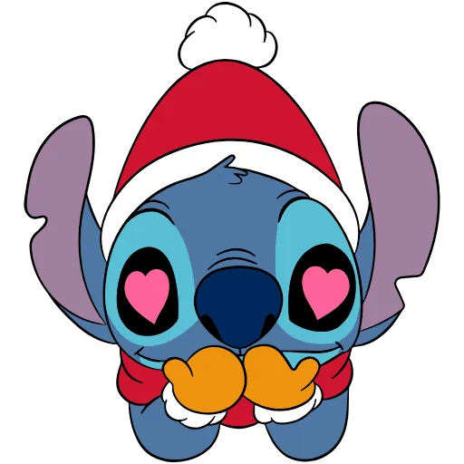 😍 Эмодзи «Stitch Xmas» для Telegram