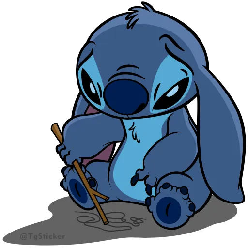😞 Эмодзи «Stitch Xmas» для Telegram
