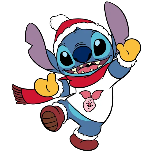👋 Эмодзи «Stitch Xmas» для Telegram