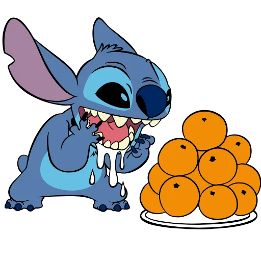 🍊 Эмодзи «Stitch Xmas» для Telegram