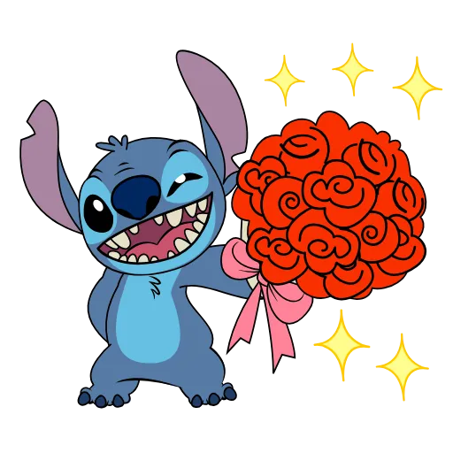 🌹 Эмодзи «Stitch Xmas» для Telegram