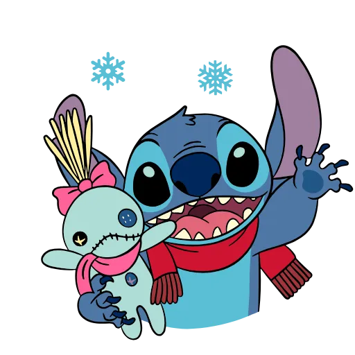 👋 Эмодзи «Stitch Xmas» для Telegram