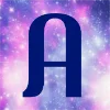 Эмодзи Буквы на космическом фоне, иконки, таблички для Telegram — скачать