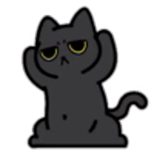 🐈‍⬛ Эмодзи «Black Cat» для Telegram