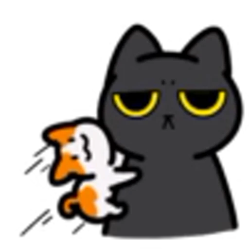 🐈‍⬛ Эмодзи «Black Cat» для Telegram
