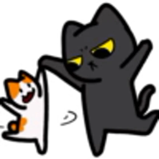 🐈‍⬛ Эмодзи «Black Cat» для Telegram