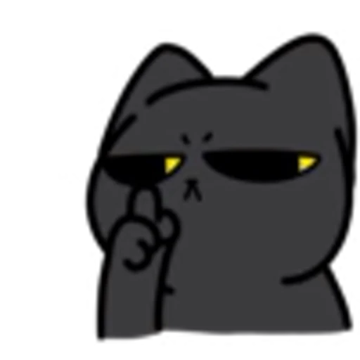 🐈‍⬛ Эмодзи «Black Cat» для Telegram
