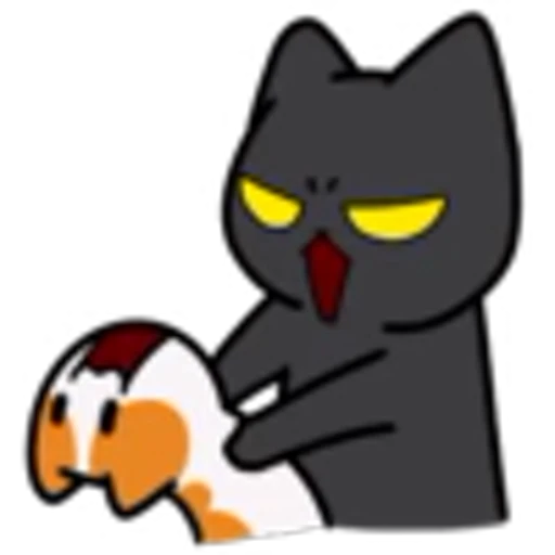 🐈‍⬛ Эмодзи «Black Cat» для Telegram
