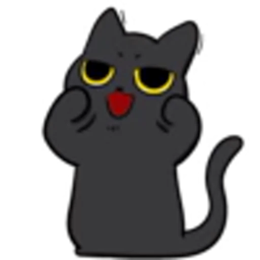 🐈‍⬛ Эмодзи «Black Cat» для Telegram