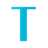 😊 Эмодзи «Голубые буквы и иконки, русские и английские» для Telegram