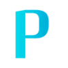 😊 Эмодзи «Голубые буквы и иконки, русские и английские» для Telegram
