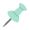 📌 Эмодзи «Розовые и зелёные буквы, иконки» для Telegram