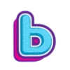 😊 Эмодзи «Синие буквы с обводкой» для Telegram