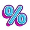 😊 Эмодзи «Синие буквы с обводкой» для Telegram
