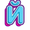 😊 Эмодзи «Синие буквы с обводкой» для Telegram
