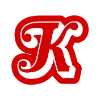 😀 Эмодзи «Красные прописные буквы, русские и английские» для Telegram