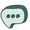 ☁️ Эмодзи «Буквы розово-зелёные» для Telegram