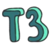 📝 Эмодзи «Буквы розово-зелёные» для Telegram