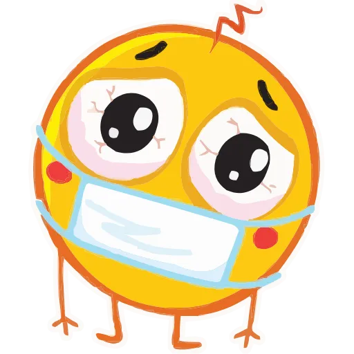 😷 Эмодзи «Эмоджики» для Telegram
