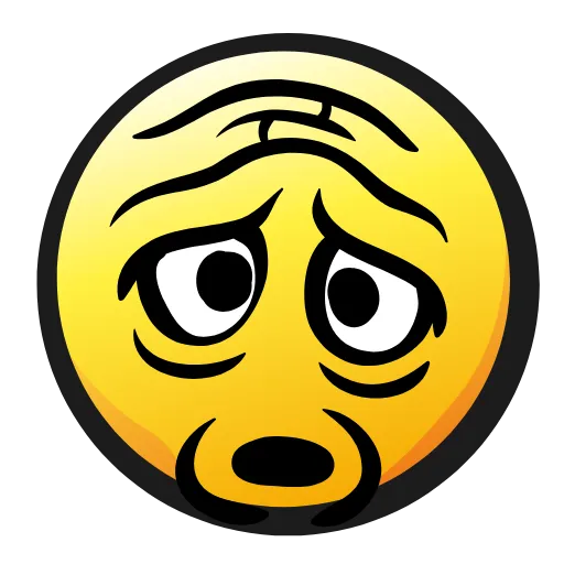 😧 Эмодзи «Набор эмоджи со смайликами в качестве» для Telegram