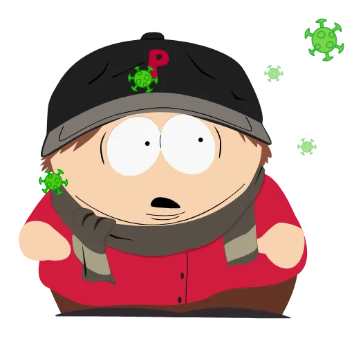 🦠 Стикер «Eric Cartman Animated» для Telegram