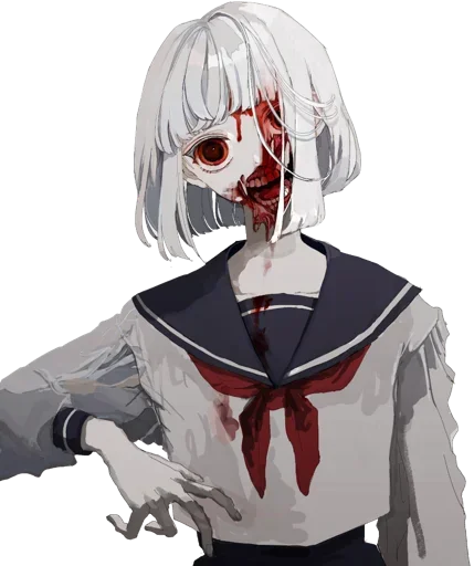 ☠ Стикер «Ero guro (Gore)» для Telegram