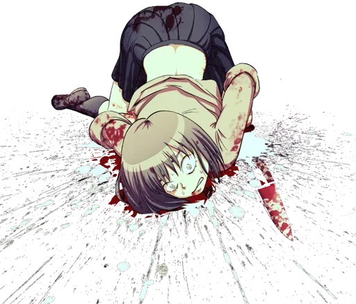 ☠ Стикер «Ero guro (Gore)» для Telegram