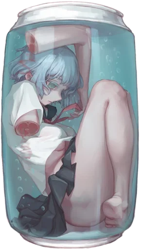 ☠ Стикер «Ero guro (Gore)» для Telegram