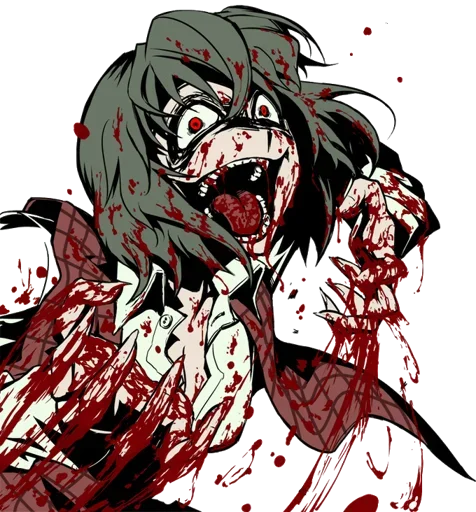☠ Стикер «Ero guro (Gore)» для Telegram