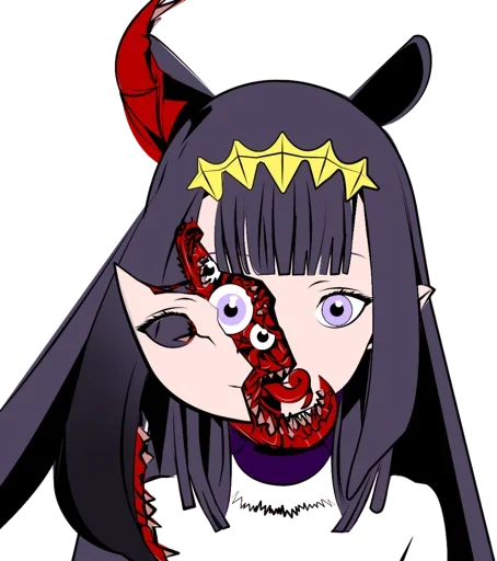 ☠ Стикер «Ero guro (Gore)» для Telegram