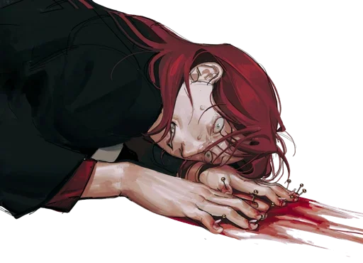 ☠ Стикер «Ero guro (Gore)» для Telegram
